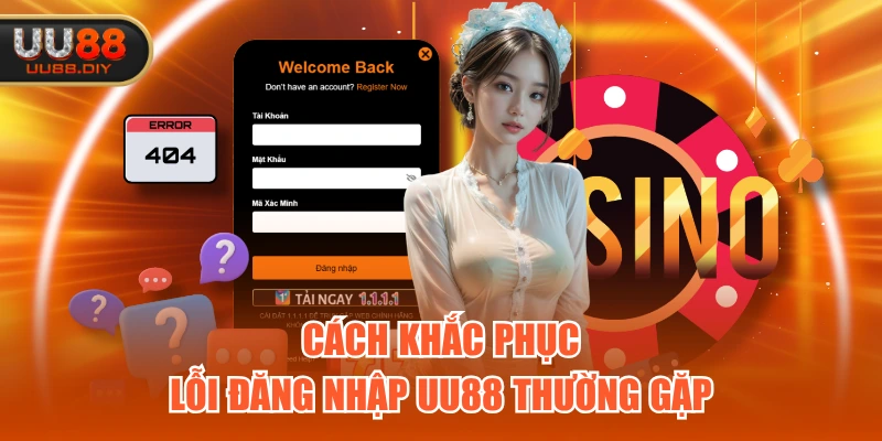 Cách khắc phục lỗi đăng nhập UU88 thường gặp