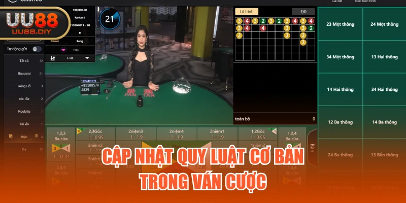 Cập nhật quy luật cơ bản trong ván cược