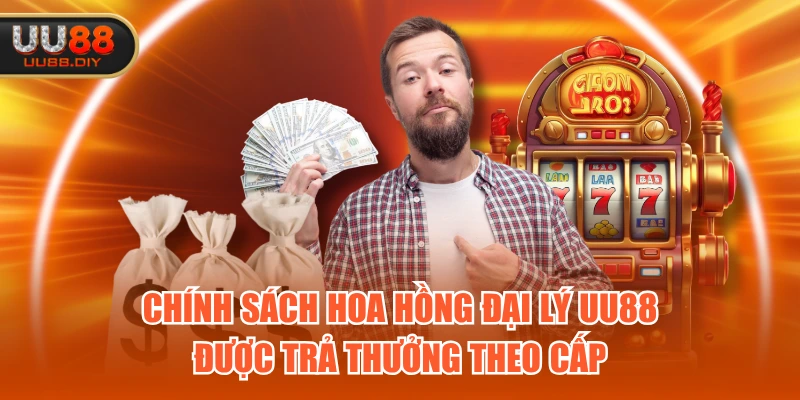 Chính sách hoa hồng đại lý UU88 được trả thưởng theo cấp