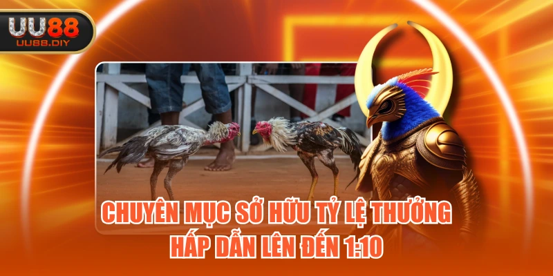 Chuyên mục sở hữu tỷ lệ thưởng hấp dẫn lên đến 1:10