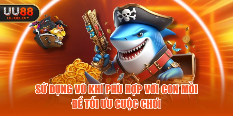 Sử dụng vũ khí phù hợp với con mồi để tối ưu cuộc chơi
